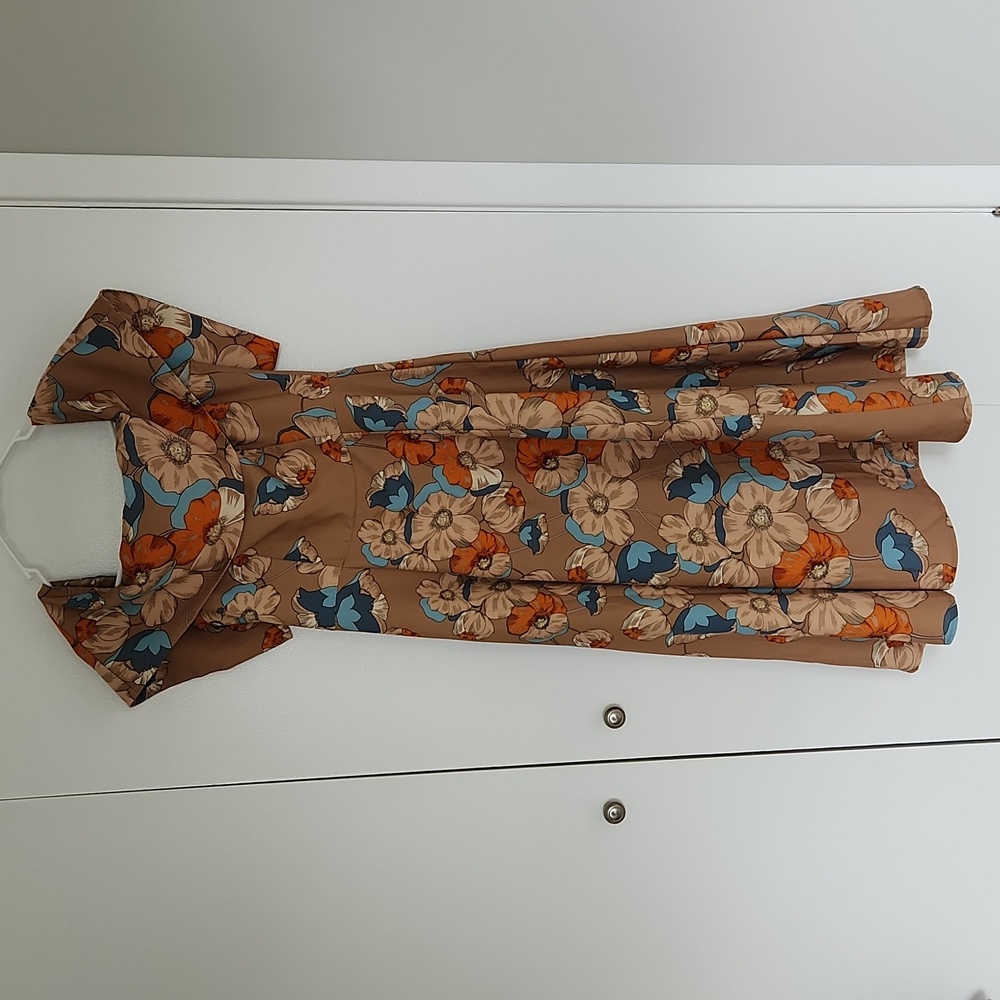 Off the sholder mid length dress